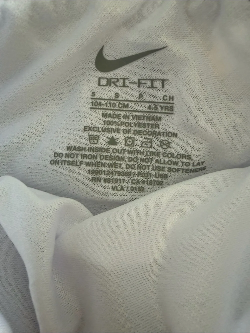 Nike Kids Girls Blue White Red Athletic Shorts T Shirt Set Size 5 NWT